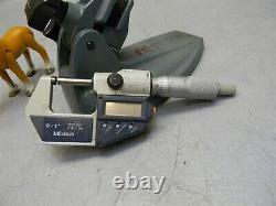 Mitutoyo 293-721-30 Digital Micrometer 0-1.00005 0.001 mm With Stand