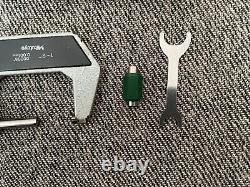 Mitutoyo 293-722-10 1-2 x. 00005 Outside Electronic Micrometer Carbide Tip