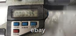 Mitutoyo 293-722-10 1-2 x. 00005 Outside Electronic Micrometer Carbide Tips
