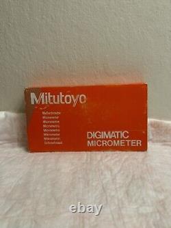 Mitutoyo 293-722-10 Digital 1 to 2 Outside Micrometer. 00005 Grad. No Manual