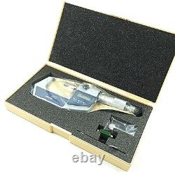 Mitutoyo 293-722-30 Digimatic Micrometer Carbide 1-2.00005 0-25mm. 001mm SPC