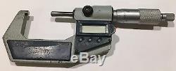 Mitutoyo 293-722-30 Digimatic Micrometer Spherical Anvil & Spindle, 1-2/25-50mm