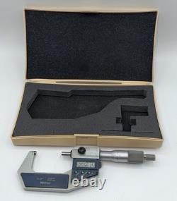 Mitutoyo 293-722-30 MDC-2 Digital Micrometer 1-2.00005 Ratchet Case Japan