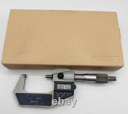 Mitutoyo 293-722-30 MDC-2 Digital Micrometer 1-2.00005 Ratchet Case Japan
