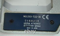 Mitutoyo 293-722-30 MDC-2 Digital Micrometer 1-2.00005 Ratchet Case Japan