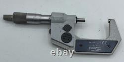 Mitutoyo 293-722-30 MDC-2 Digital Micrometer 1-2.00005 Ratchet Case Japan