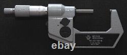 Mitutoyo 293-722 Digital Outside Micrometer 1-2 x. 00005 Carbide Tips