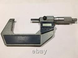 Mitutoyo 293-723-30 Digimatic Micrometer, 2-3/50-75mm Range. 00005/0.001mm