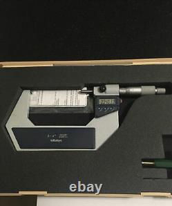 Mitutoyo 293-724-30 3-4 digital OD micrometer in box