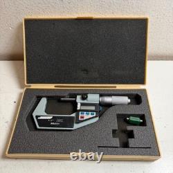 Mitutoyo 293-726-10 Digimatic 1-2 Range Digital Outside Micrometer with Case