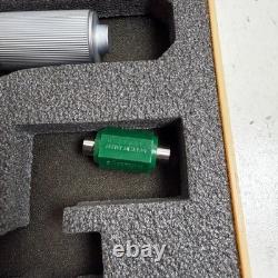 Mitutoyo 293-726-10 Digimatic 1-2 Range Digital Outside Micrometer with Case