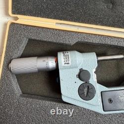 Mitutoyo 293-726-10 Digimatic 1-2 Range Digital Outside Micrometer with Case