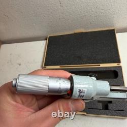 Mitutoyo 293-726-10 Digimatic 1-2 Range Digital Outside Micrometer with Case