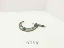Mitutoyo 293-751-30 Digital Outside Micrometer 4-5 Range. 0001 Ratchet Stop