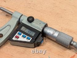 Mitutoyo 293-752 Digital Micrometer 5-6''/ 125-150mm Ratchet Stop