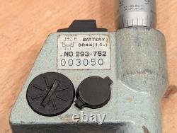 Mitutoyo 293-752 Digital Micrometer 5-6''/ 125-150mm Ratchet Stop