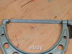 Mitutoyo 293-752 Digital Micrometer 5-6''/ 125-150mm Ratchet Stop