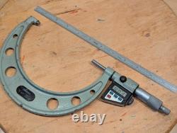Mitutoyo 293-752 Digital Micrometer 5-6''/ 125-150mm Ratchet Stop