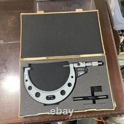 Mitutoyo 293-752 METRIC Micrometer 5-6''/ 125-150mm Ratchet Stop & Standard