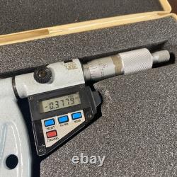 Mitutoyo 293-752 METRIC Micrometer 5-6''/ 125-150mm Ratchet Stop & Standard