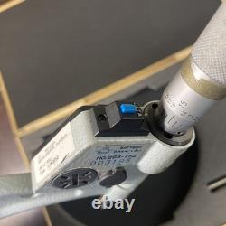 Mitutoyo 293-752 METRIC Micrometer 5-6''/ 125-150mm Ratchet Stop & Standard