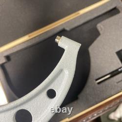Mitutoyo 293-752 METRIC Micrometer 5-6''/ 125-150mm Ratchet Stop & Standard