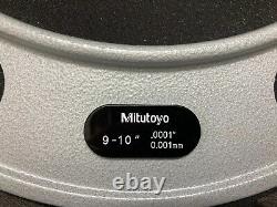 Mitutoyo 293-756-10 Digital Outside Micrometer 9-10
