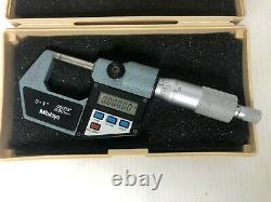 Mitutoyo 293-761 & 293-722-10 Micrometer Carbide Anvils 0-1, 1-2 + Vise