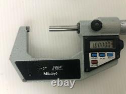 Mitutoyo 293-761 & 293-722-10 Micrometer Carbide Anvils 0-1, 1-2 + Vise