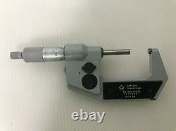 Mitutoyo 293-761 & 293-722-10 Micrometer Carbide Anvils 0-1, 1-2 + Vise