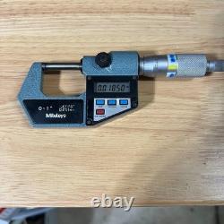 Mitutoyo 293-761-30 Digimatic Micrometer 0-1 New Battery