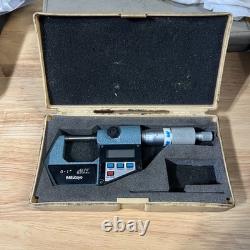 Mitutoyo 293-761-30 Digimatic Micrometer 0-1 New Battery