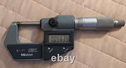 Mitutoyo 293-761-30 Digital Micrometer, 0-1/0-25.4mm Range. 00005/0.001mm