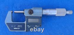 Mitutoyo 293-761-30 Digital Micrometer, 0-1/0-25.4mm Range. 00005/0.001mm