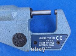 Mitutoyo 293-761-30 Digital Micrometer, 0-1/0-25.4mm Range. 00005/0.001mm