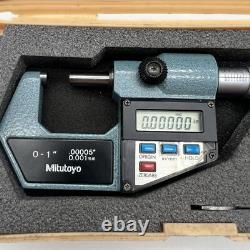 Mitutoyo 293-765-10 Digital Electronic Micrometer 0-1 Range