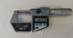 Mitutoyo 293-765-10 Digital Micrometer 0-1 with Case