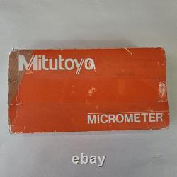 Mitutoyo 293-765-10 Digital Micrometer 0-1 with Case