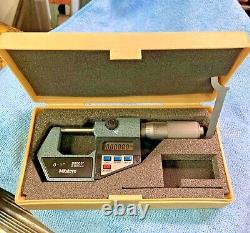 Mitutoyo 293-765-10 Digital Outside Micrometer MDC 1 PF Machinist Tool N Case