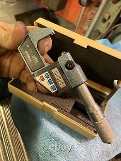 Mitutoyo 293-765-10 Digital Outside Micrometer MDC 1 PF Machinist Tool N Case