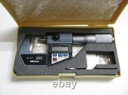 Mitutoyo 293-765-10 Digital Outside Micrometer MDC 1 PF Machinist Tool N Case
