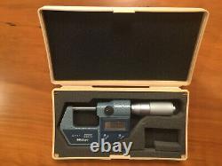 Mitutoyo 293-765-30 Digimatic Micrometer, 0-1/0-25mm Range, Resolution. 00005