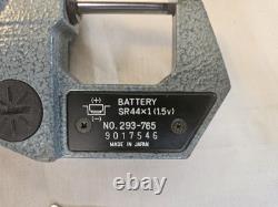 Mitutoyo 293-765 Digital Outside Micrometer MDC 1 PF Machinist Tool & Case
