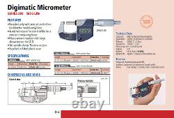 Mitutoyo 293-831-30 0 1/25.4mm Digimatic Mic. MDC LIGHT. 00005 RA