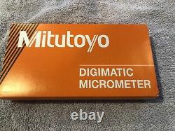 Mitutoyo 293-831-30 0-1 Digimatic Micrometer, Ratchet, No SPC. 00005 Res