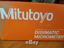 Mitutoyo 293-831-30 Digimatic Micrometer 0-1, 0-25mm. Made In Japan