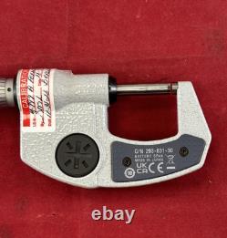 Mitutoyo 293-831-30 Digital Micrometer 0-1 Range, 0.00005 Resolution