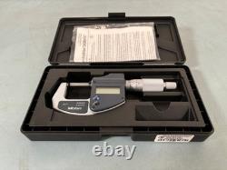Mitutoyo 293-831 Digital Micrometer 0-1 Range, 0.00005 Resolution