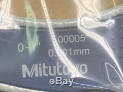 Mitutoyo 293-832-30 0-1 Digimatic Micrometer. 0005