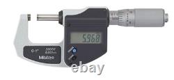 Mitutoyo 293-832-30 Digimatic Micrometer, 0-1/0-25mm Range. 00005/0.001mm